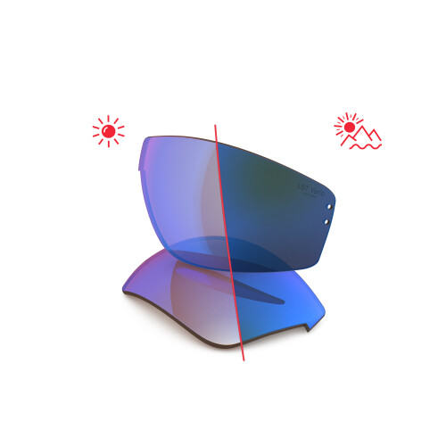 Ersatzgläser / e002 trace S LST blue light VARIO blue mirror (antifog)